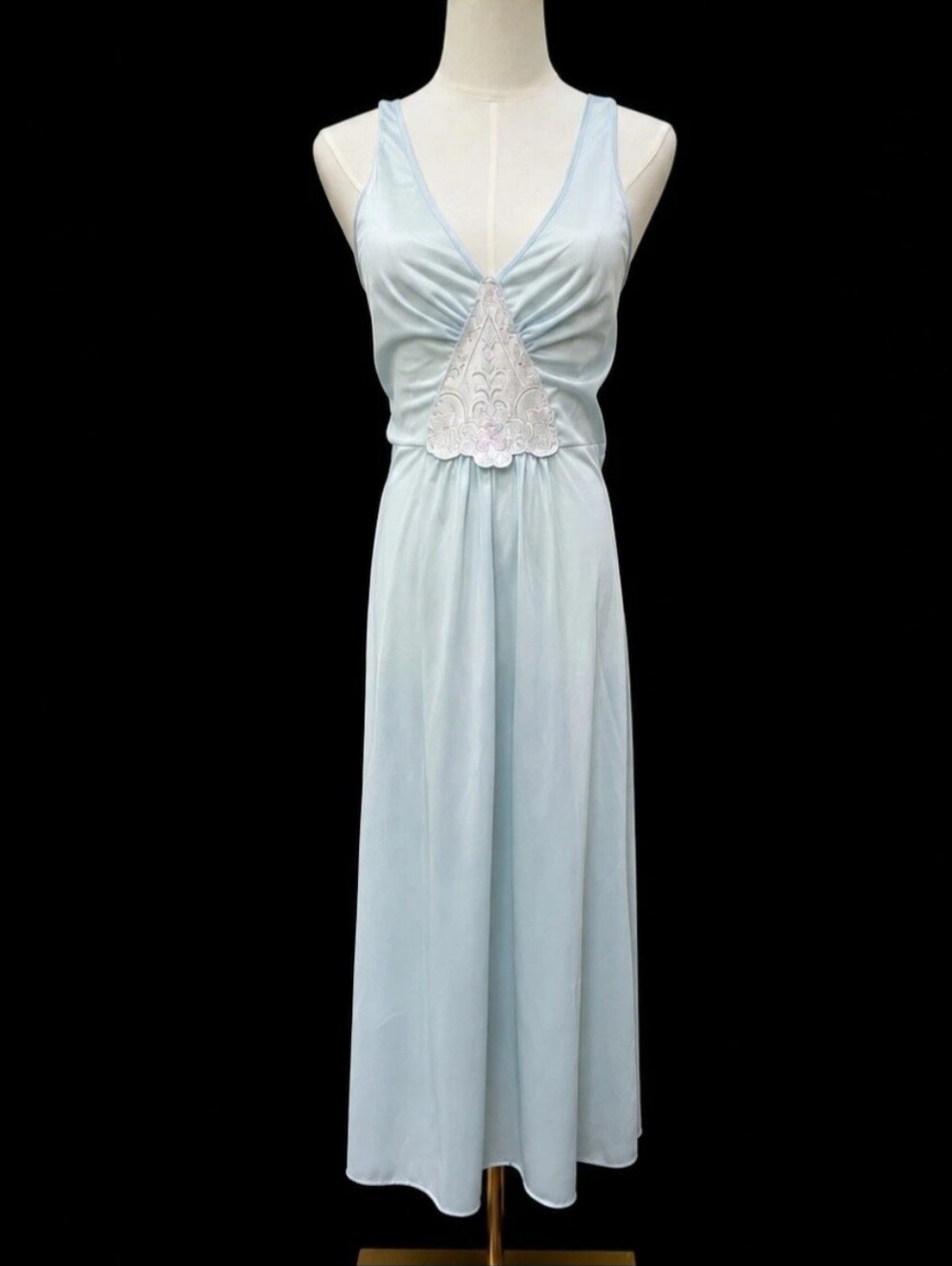 Fairy coquette ballet 90s cottagecore romantic whimsical Satin Maxi Slip Dress M